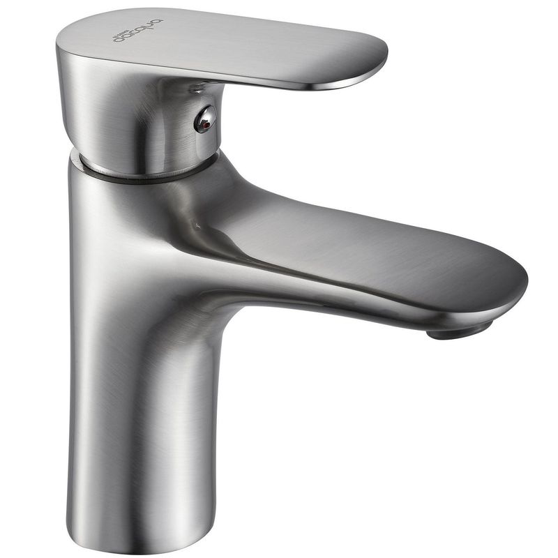 SENSI DACQUA - Llave de Lavatorio Monomando Bajo Niquel Vittorio