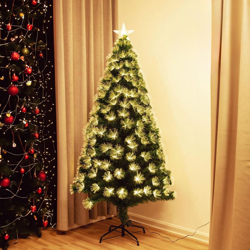 DEAR SANTA - Árbol de Navidad 210cm Fibra Óptica  Luz Cálida