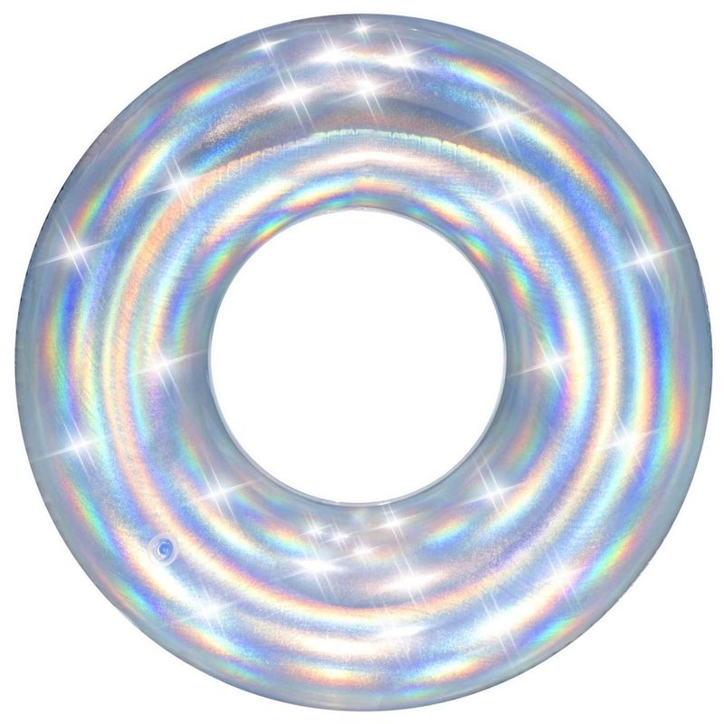 BESTWAY - Flotador de Aro 107cm Silver