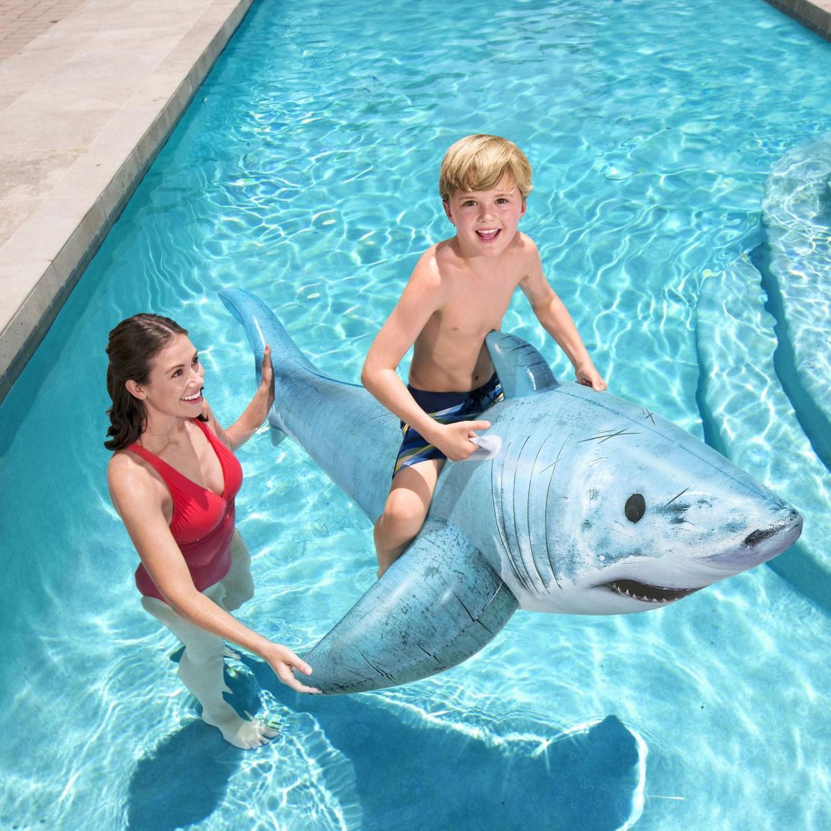 BESTWAY - Flotador Tiburón 183x102cm