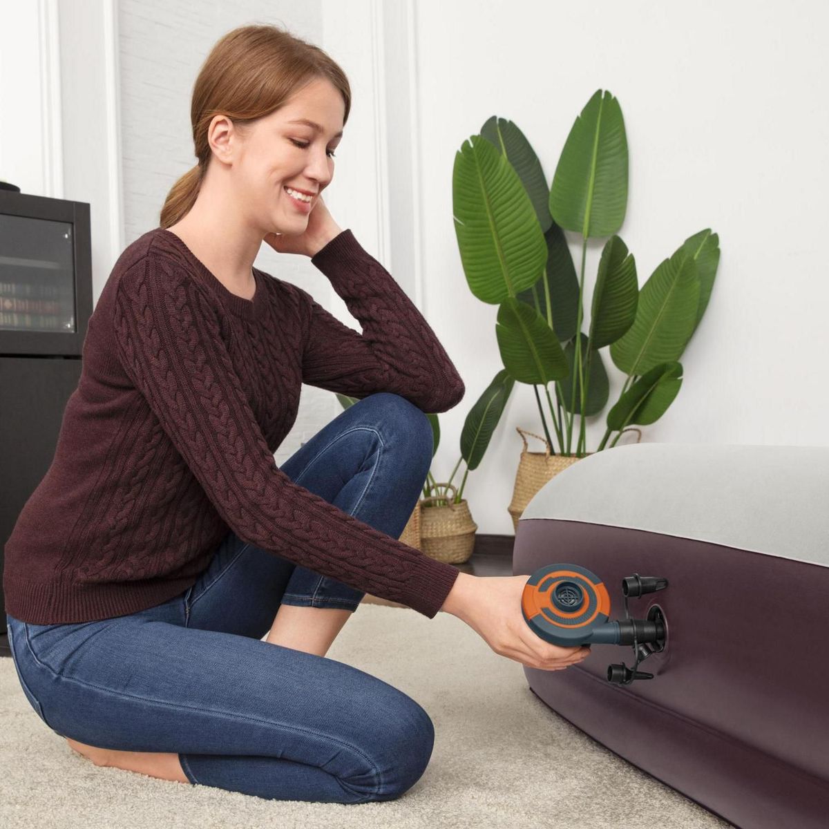 BESTWAY - Inflador Eléctrico Bestway Recargable 220V