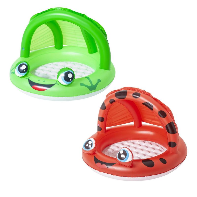 BESTWAY - Piscina Inflable 97x66cm con Techo para Bebe