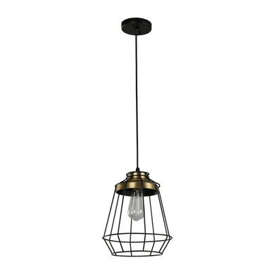 Lmpara Colgante Met Bronce 1L E27