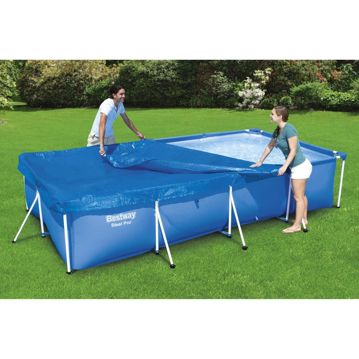 BESTWAY - Cobertor de Piscina Rectangular 450x220cm