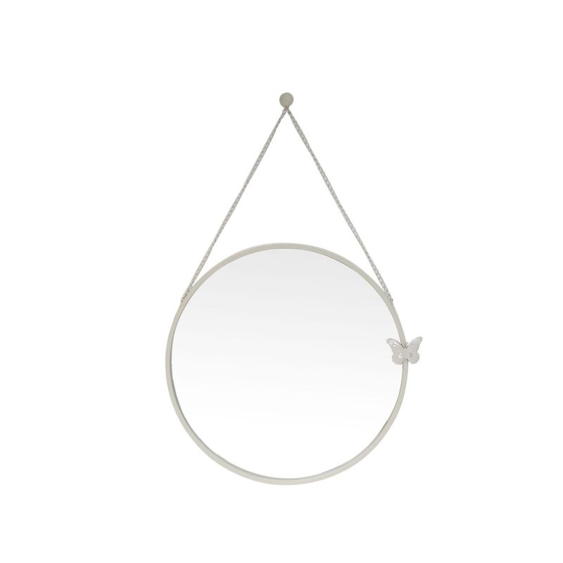 HOMY - Espejo con Cuerda Calais Blanco 61cm