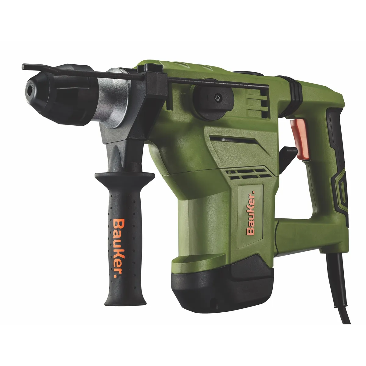 BAUKER - Rotomartillo Eléctrico Bauker SDS-Plus 1500W + Accesorios + Maletín Bauker