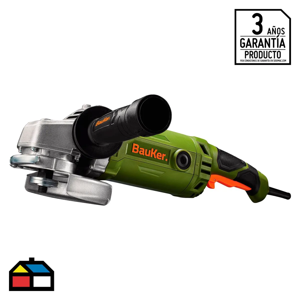 BAUKER - Esmeril Angular Eléctrico Bauker 7" 2100W