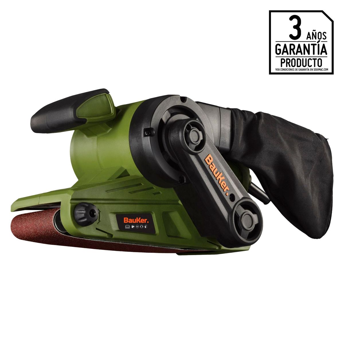 BAUKER - Lijadora De Banda Eléctrica 920W Bauker