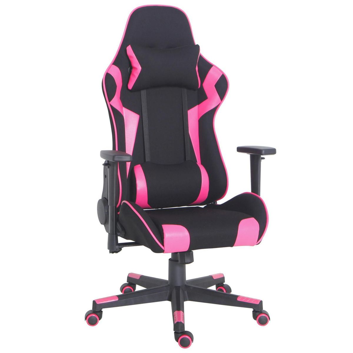 JUST HOME COLLECTION - Silla Gamer Negro/Fucsia