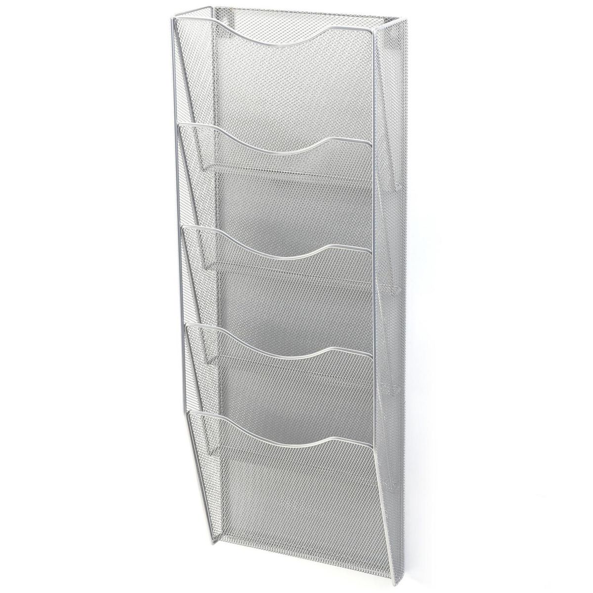 JUST HOME COLLECTION - Organizador de Escritorio 4 Divisiones Plateado