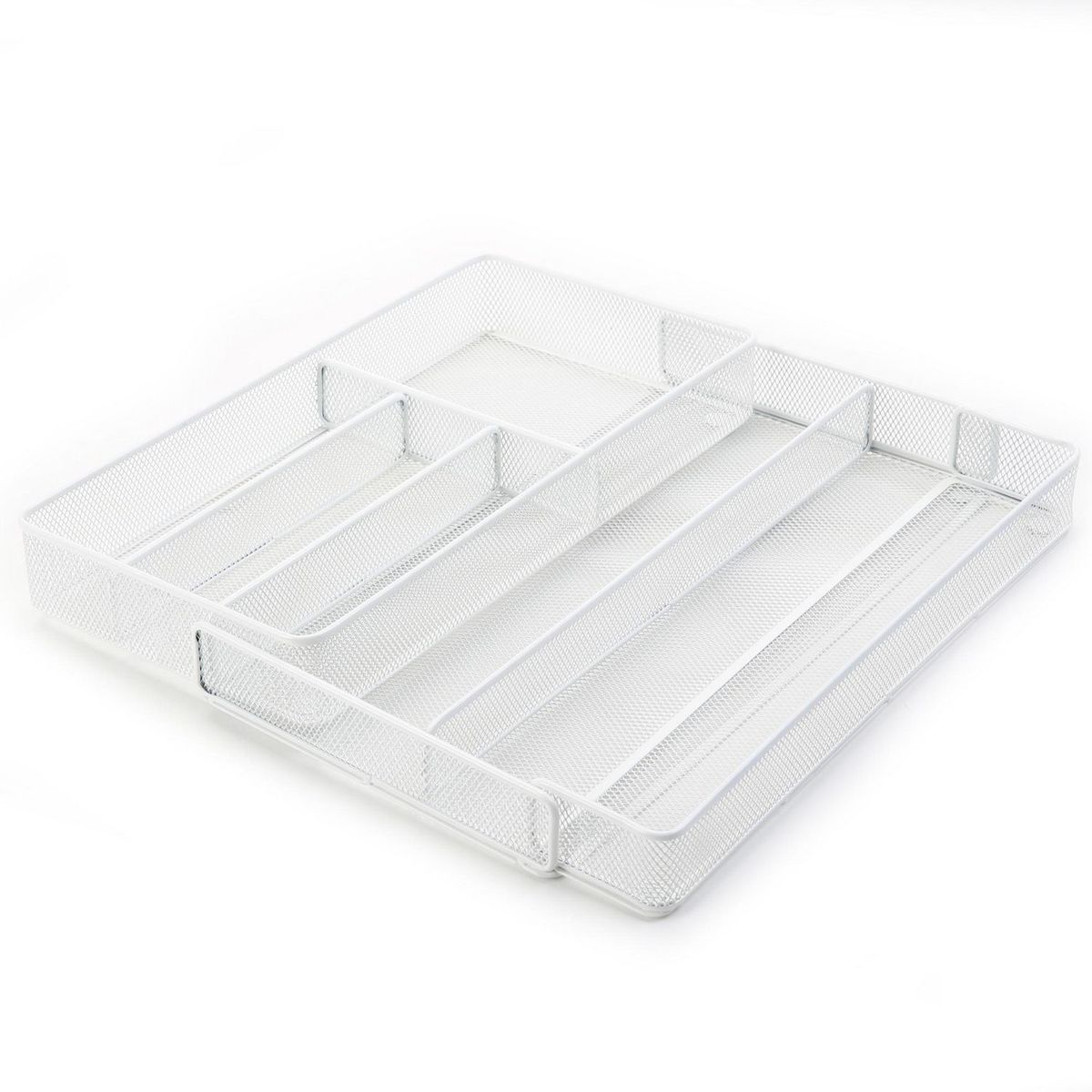 JUST HOME COLLECTION - Porta Cubiertos Organizador de Cocina Cajón Extendible 40.5x28x5.2cm