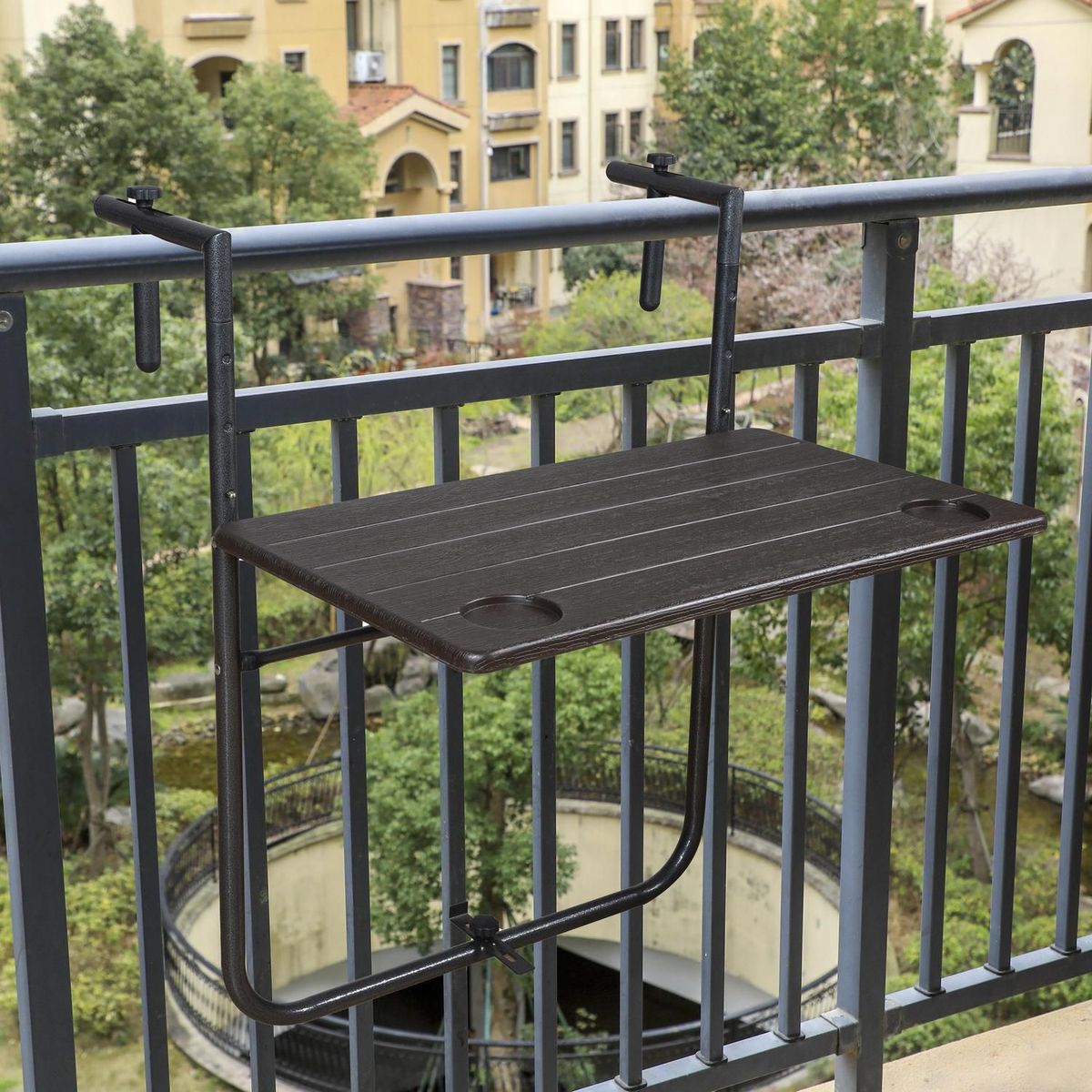 JUST HOME COLLECTION - Mesa Pleg Blacón Look Madera