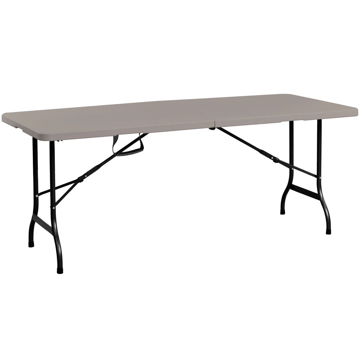 JUST HOME COLLECTION - Mesa Plegable 180cm Arena Tipo Maleta