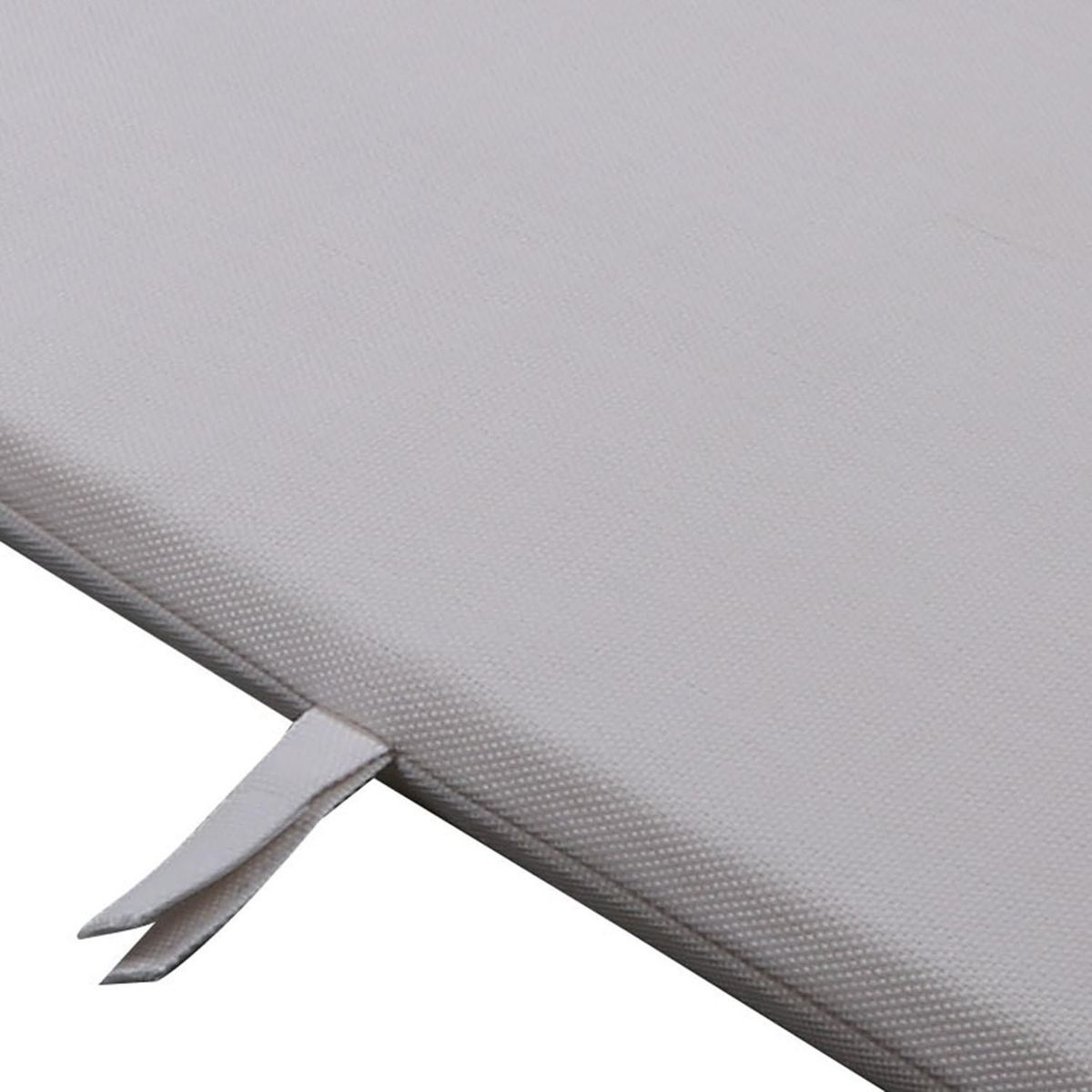 JUST HOME COLLECTION - Cojín para Reposera Textil Blanco