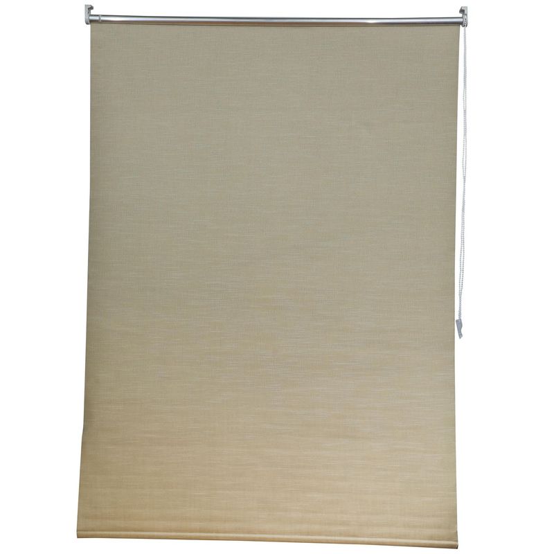 JUST HOME COLLECTION - Cortina Text 120x165cm Café Claro