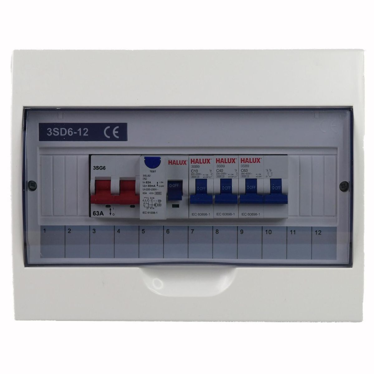 HALUX - Interruptor Termomagnético 2x63A