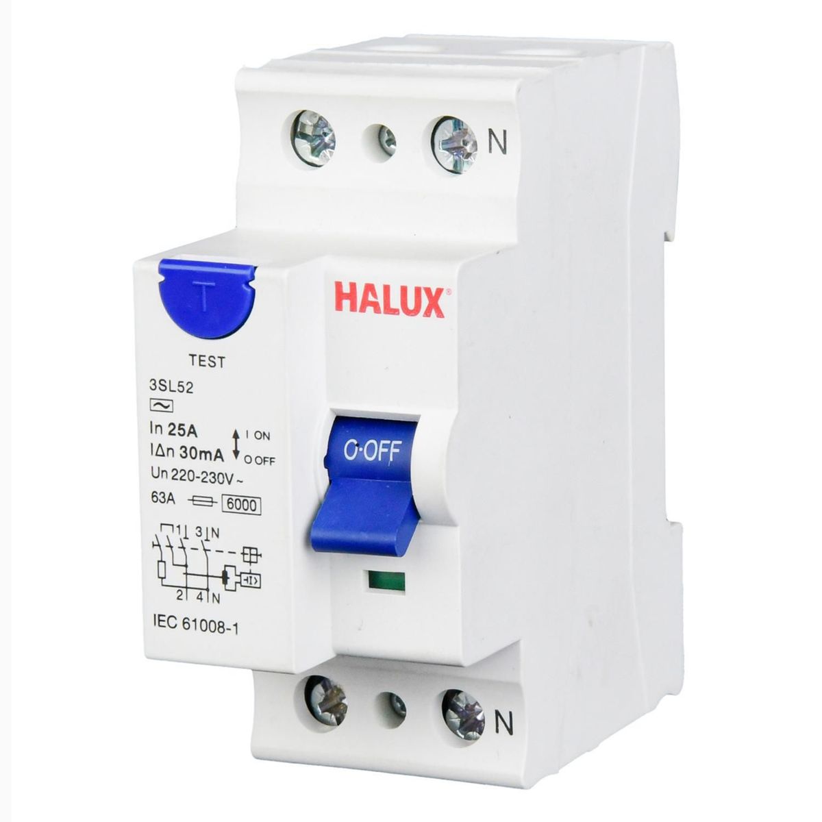 HALUX - Interruptor Diferencial 2x25A