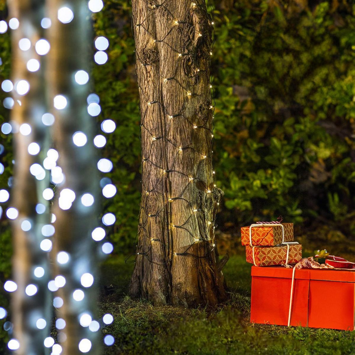 DEAR SANTA - Malla de 150 Luces LED Solar Navidad Surtido