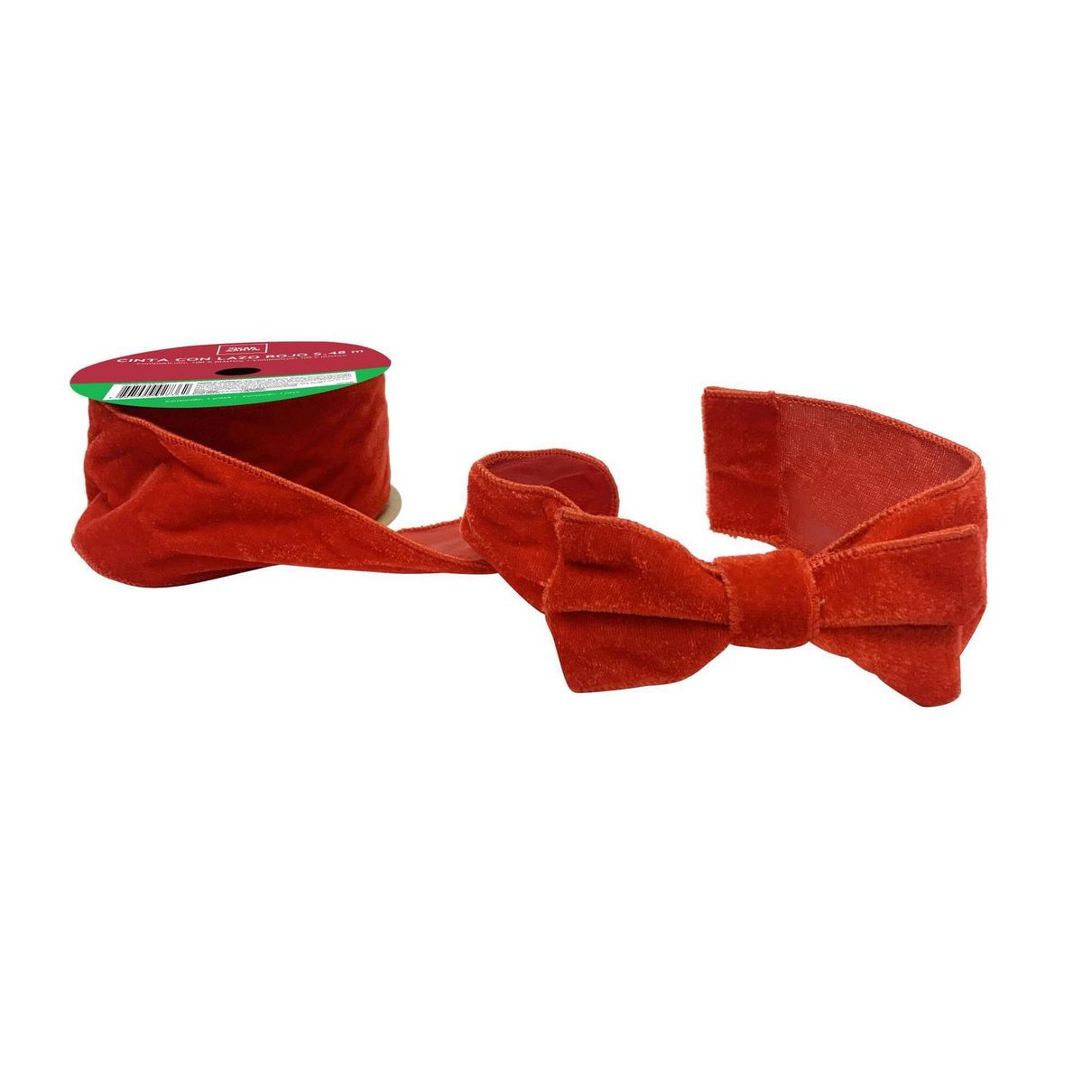 DEAR SANTA - Cinta Navidad con Lazo Rojo 5m