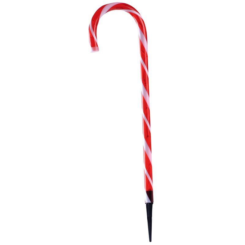 DEAR SANTA - Set 4 Estacas Solar Candy Roja Navidad