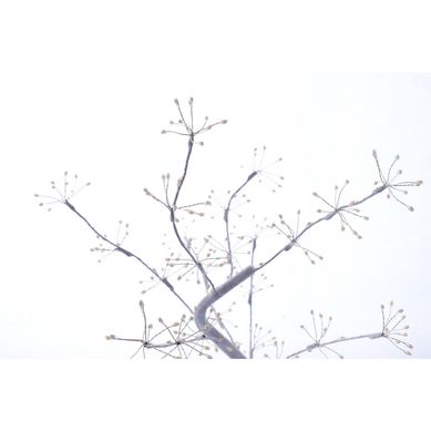 rbol Metal Blanco Luces 50cm