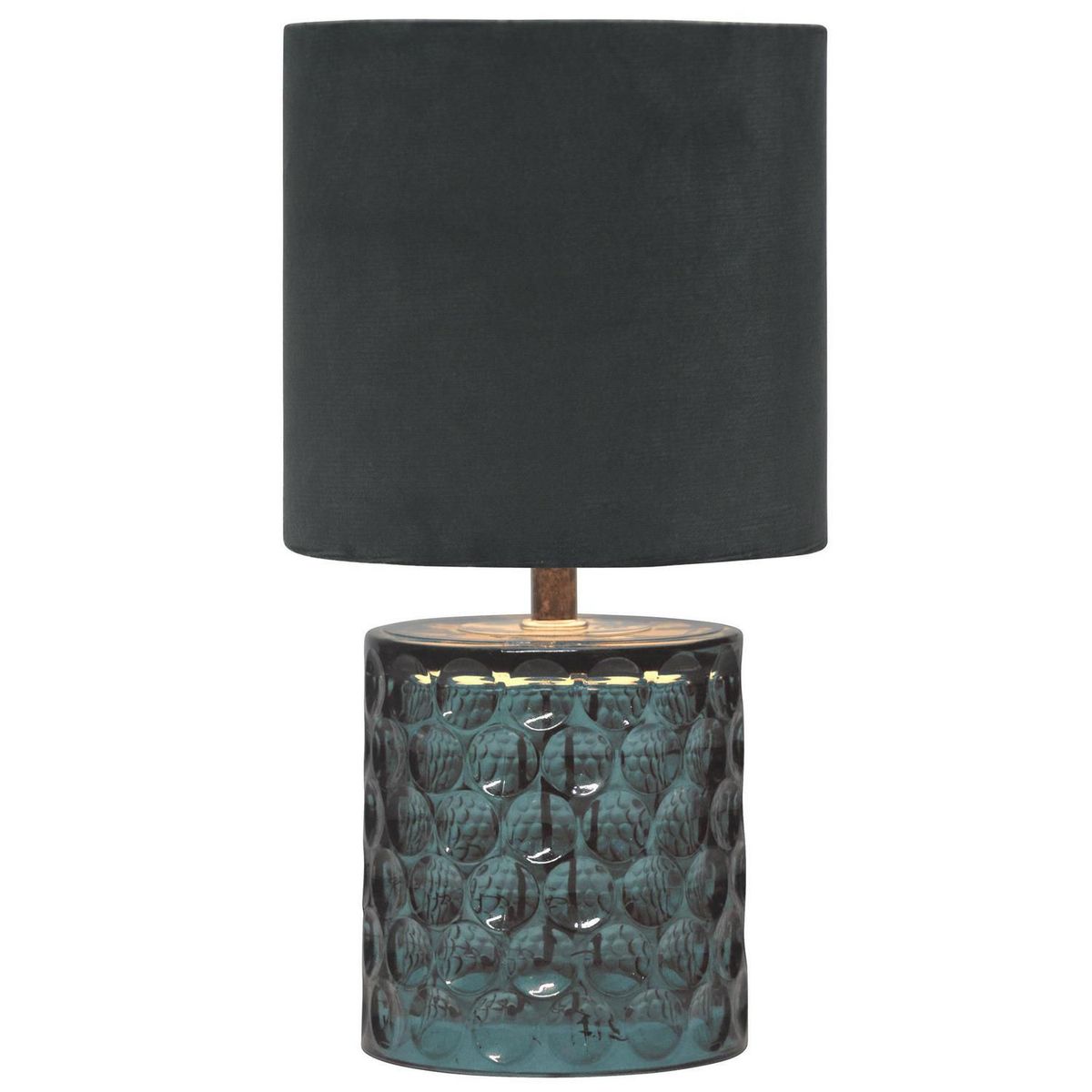 JUST HOME COLLECTION - Lámpara de Mesa Trend Vidrio 1L E27