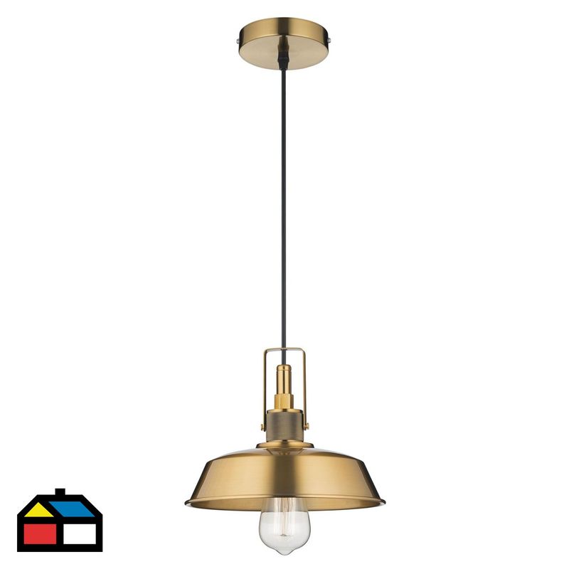 JUST HOME COLLECTION - Lámpara Colgante Qena Dorado 1L E27