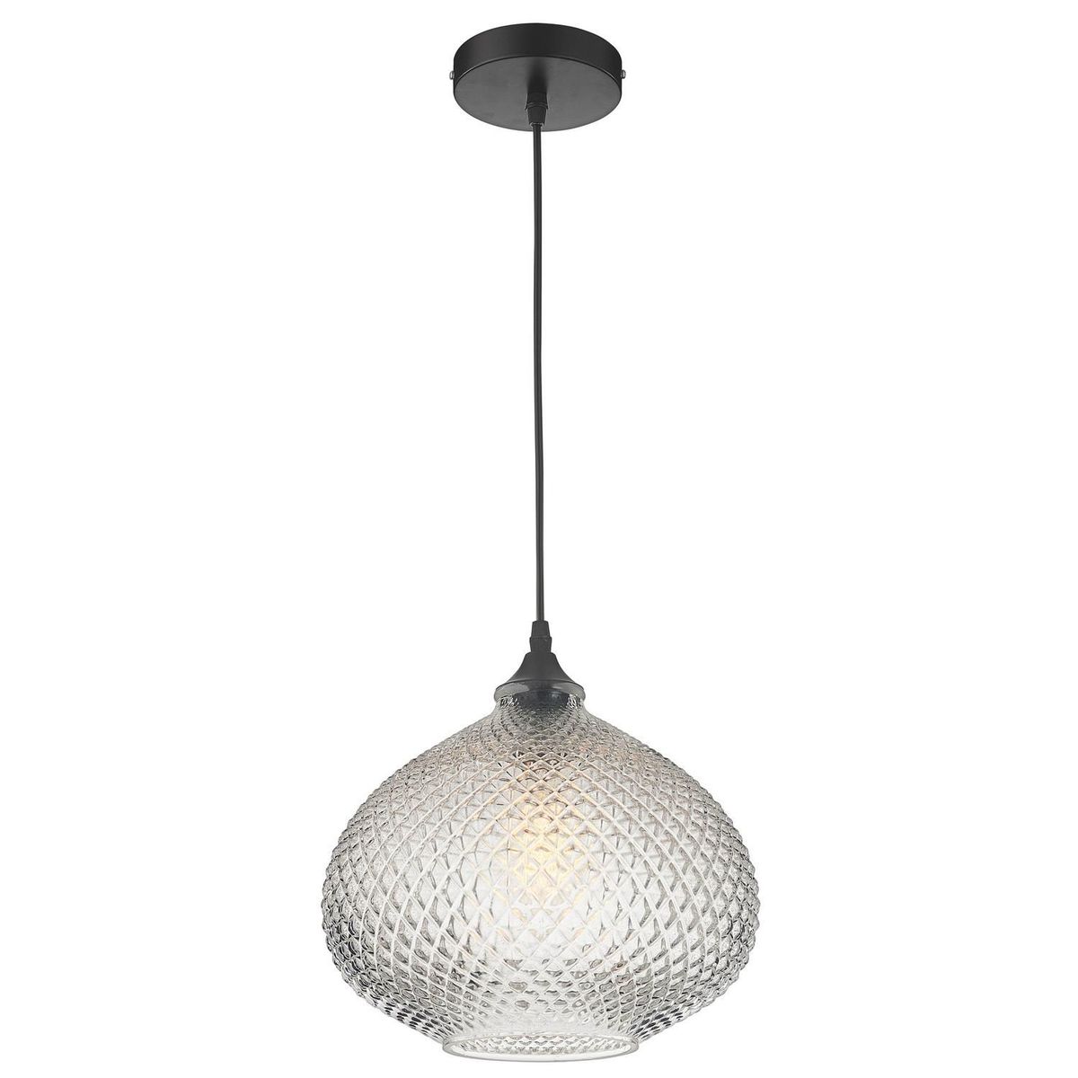 JUST HOME COLLECTION - Lámpara Colgante Transparente 1L E27