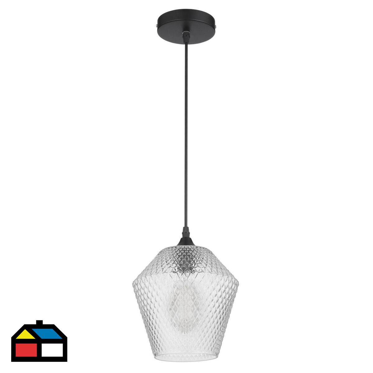 JUST HOME COLLECTION - Lámpara Colgante Cape 1L E27