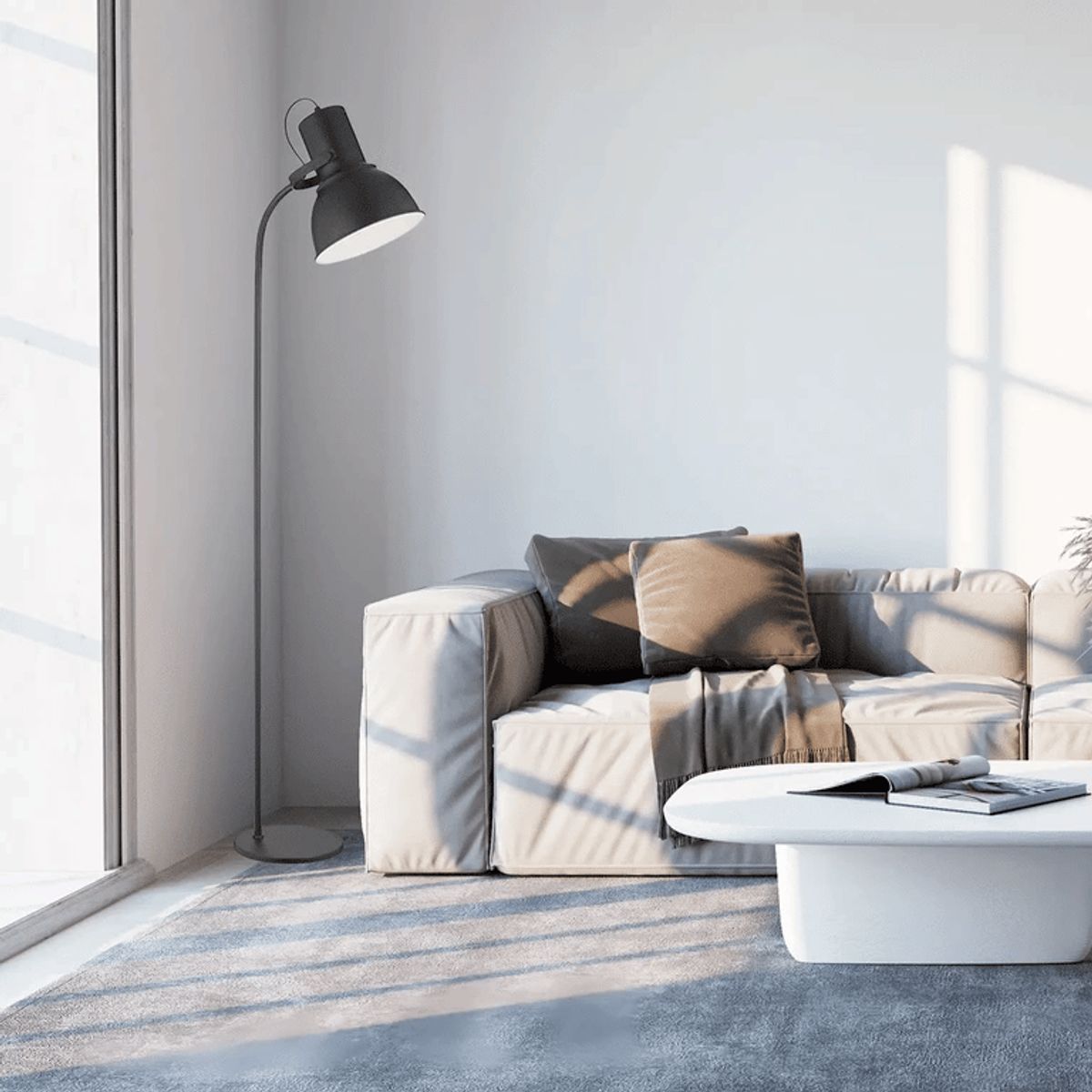 JUST HOME COLLECTION - Lámpara de Pie Clasiz 1L E27