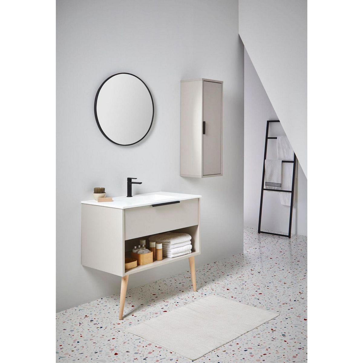 FIXSER - Patas para Muebles de Madera Cónica 300 mm