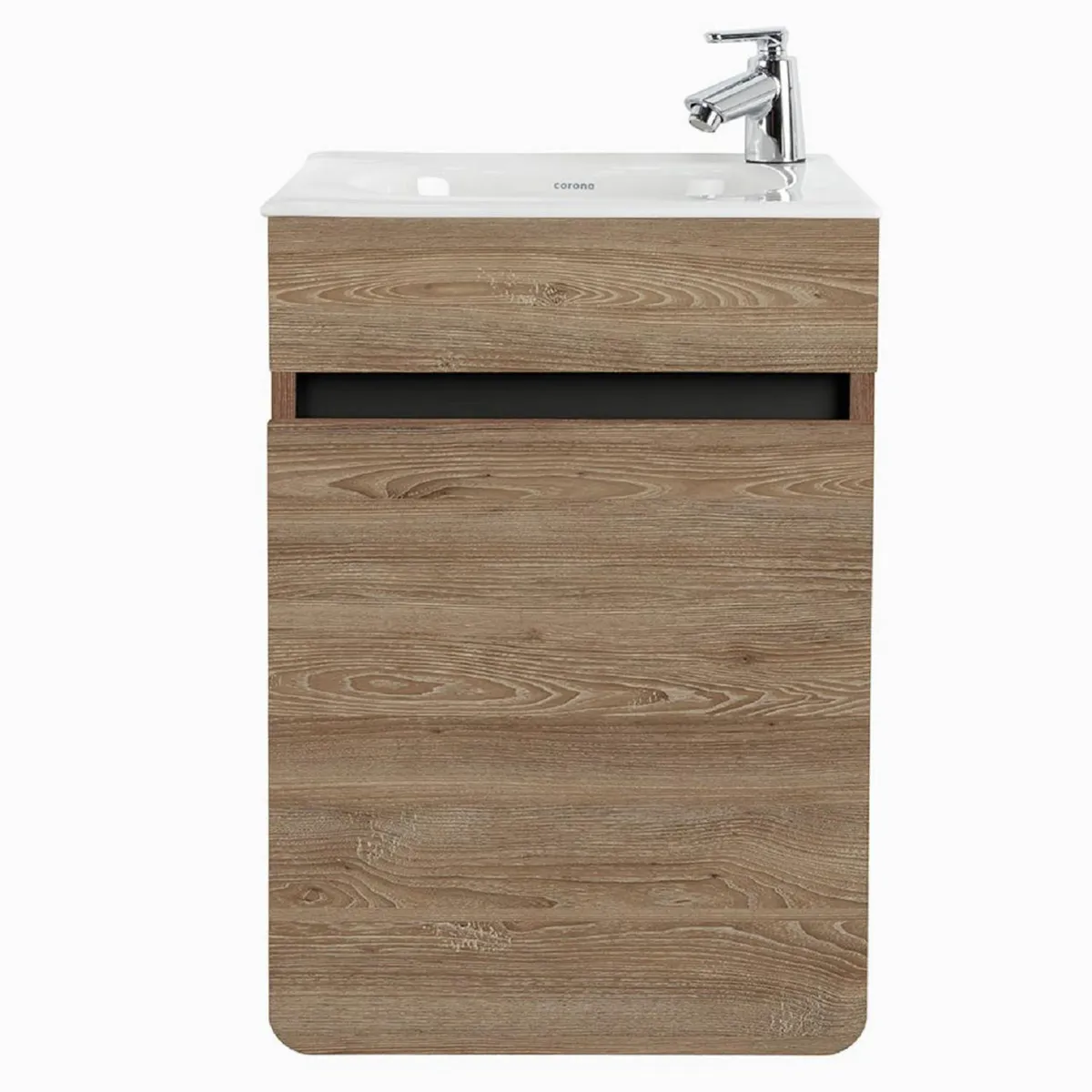 CORONA - Mueble de Baño Vanitorio Aluvia Elevado Miel 40x56x35cm