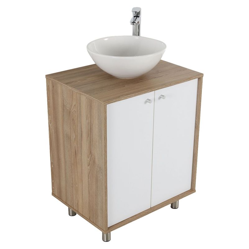 CORONA - Mueble de Baño Vanitorio Vital Vessel Miel/Blanco