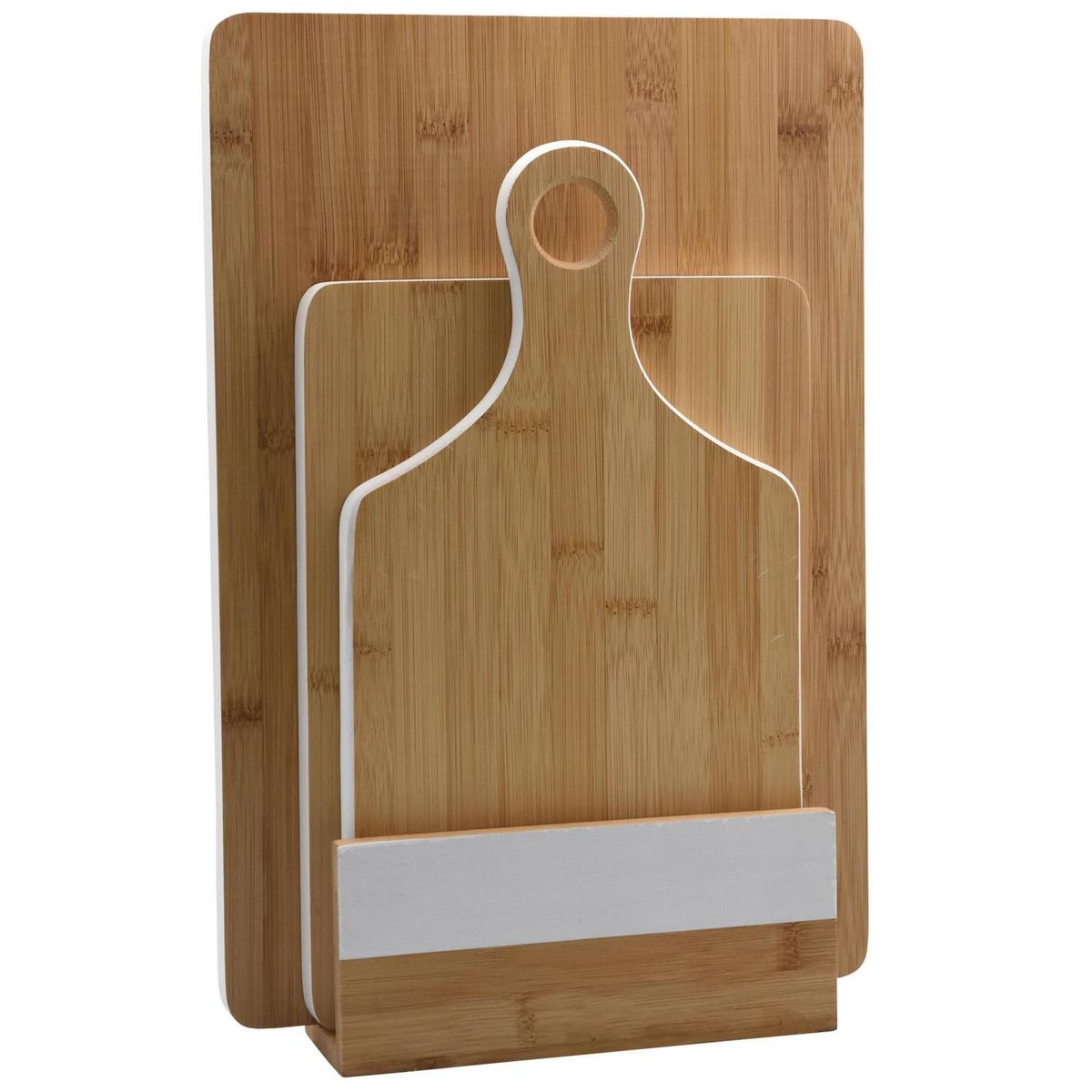 JUST HOME COLLECTION - Set x3 Tablas Bambú Café