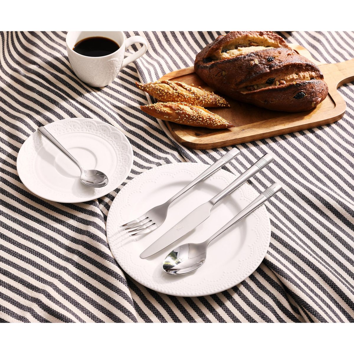 JUST HOME COLLECTION - Cubiertos Lines 24 Piezas