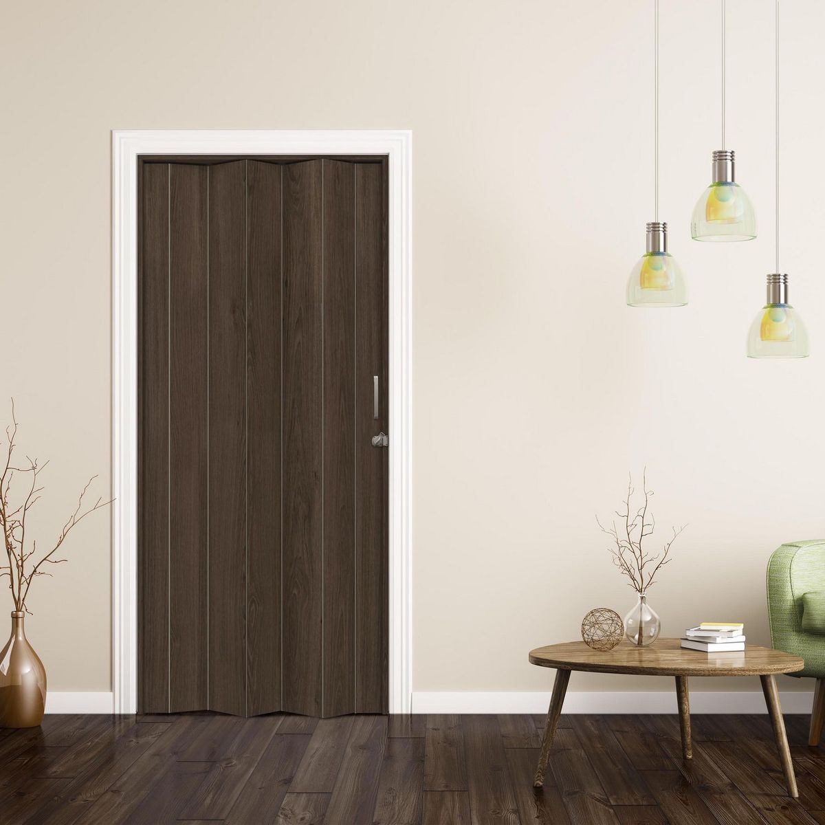 HOGGAN - Puerta Plegable PVC Milan 90x200cm