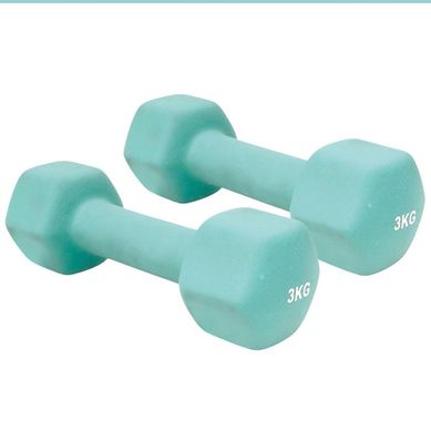 Set 2 Mancuernas Goma 3 Kg