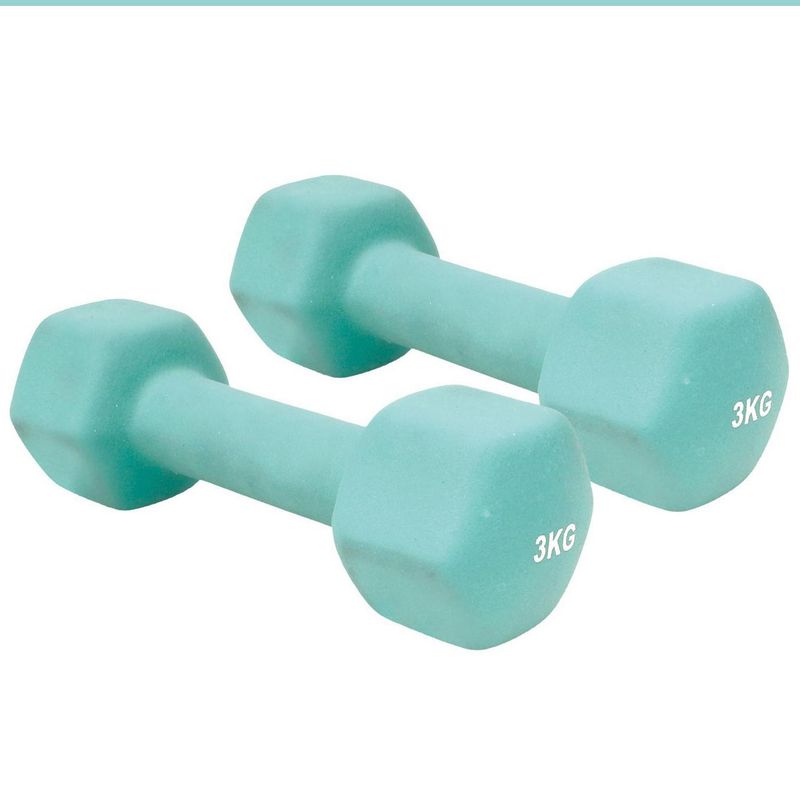 BODYTONE - Set 2 Mancuernas de Goma 3Kg