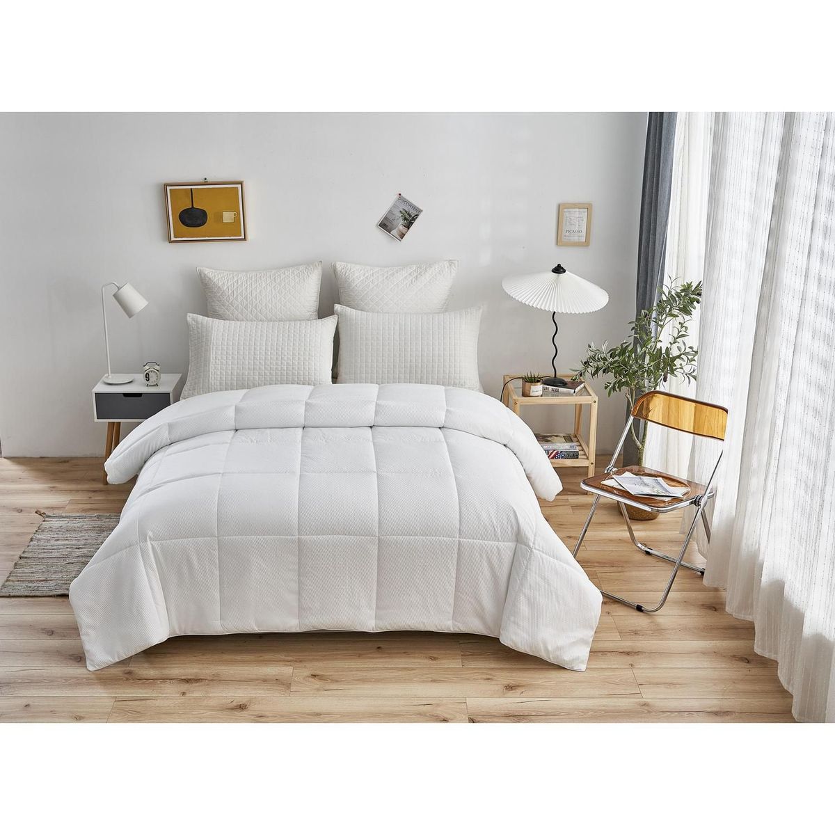 MICA - Plumon Hipoalergénico 2 Plazas Blanco