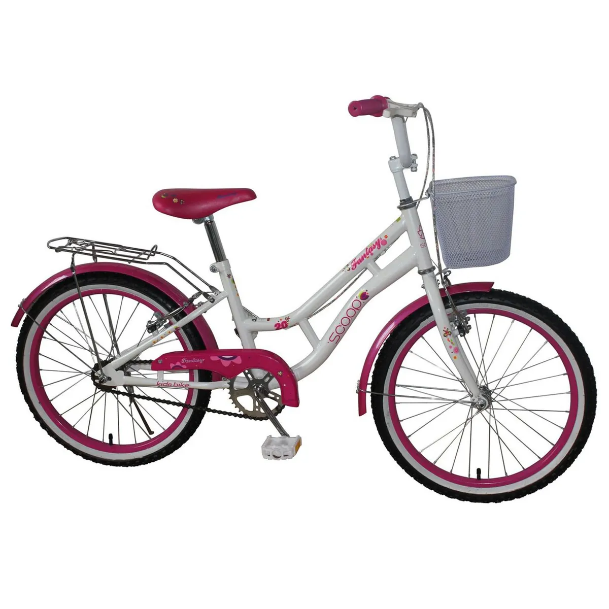 SCOOP - Bicicleta Infantil Aro 20 Fantasy White