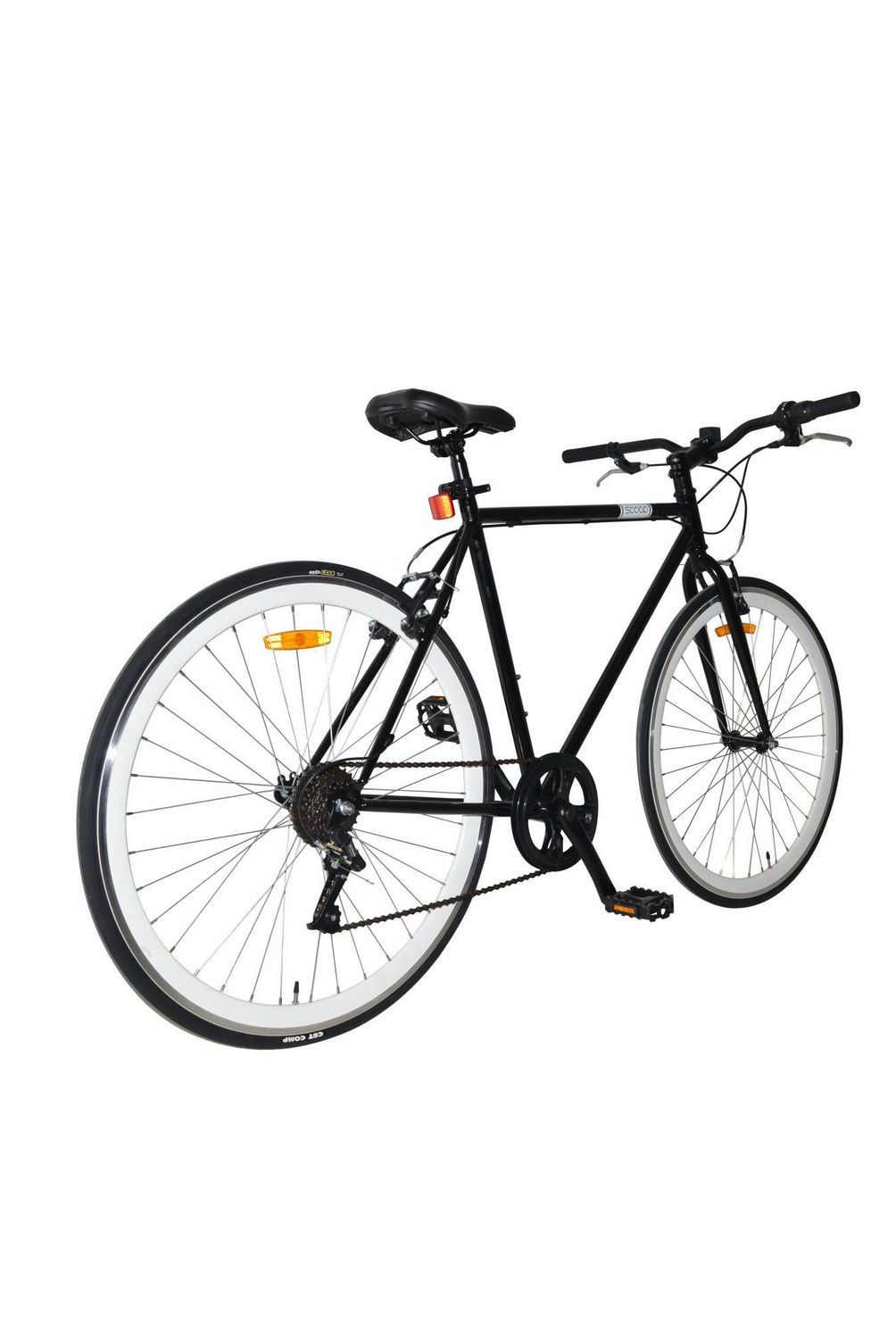 SCOOP - Bicicleta Aro 28 Rome Negro con Blanco