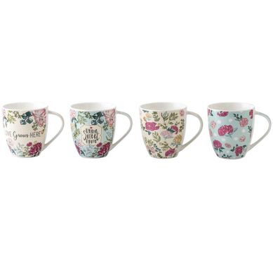 Taza de Flores Frases Surtido