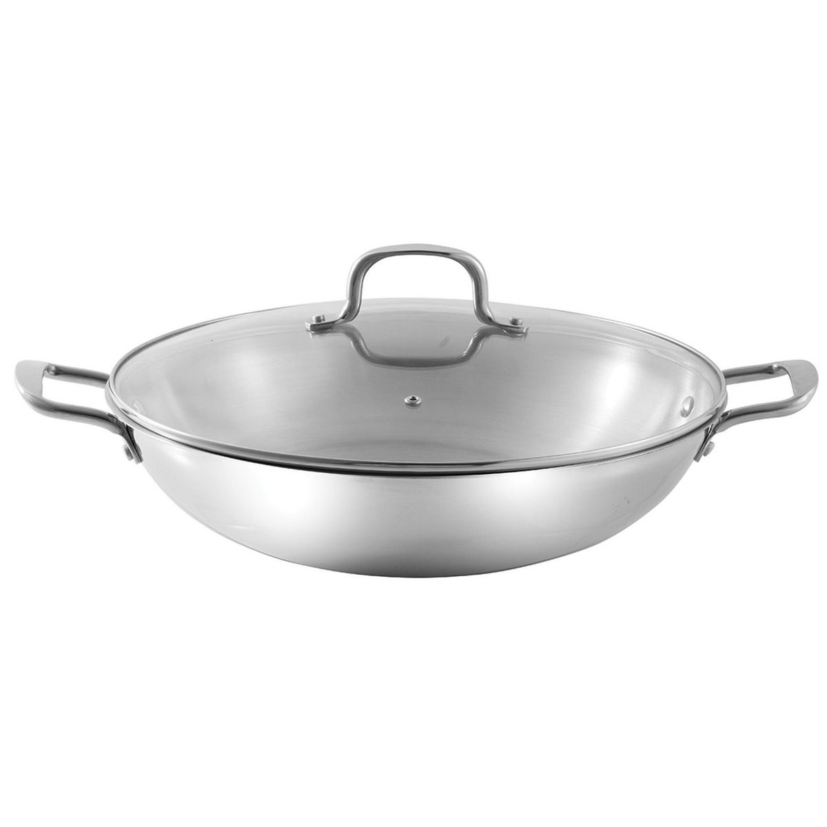 JUST HOME COLLECTION - Wok Inoxidable 35.5cm