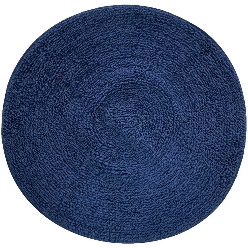 JUST HOME COLLECTION - Piso de Baño Algodón Azul 60cm