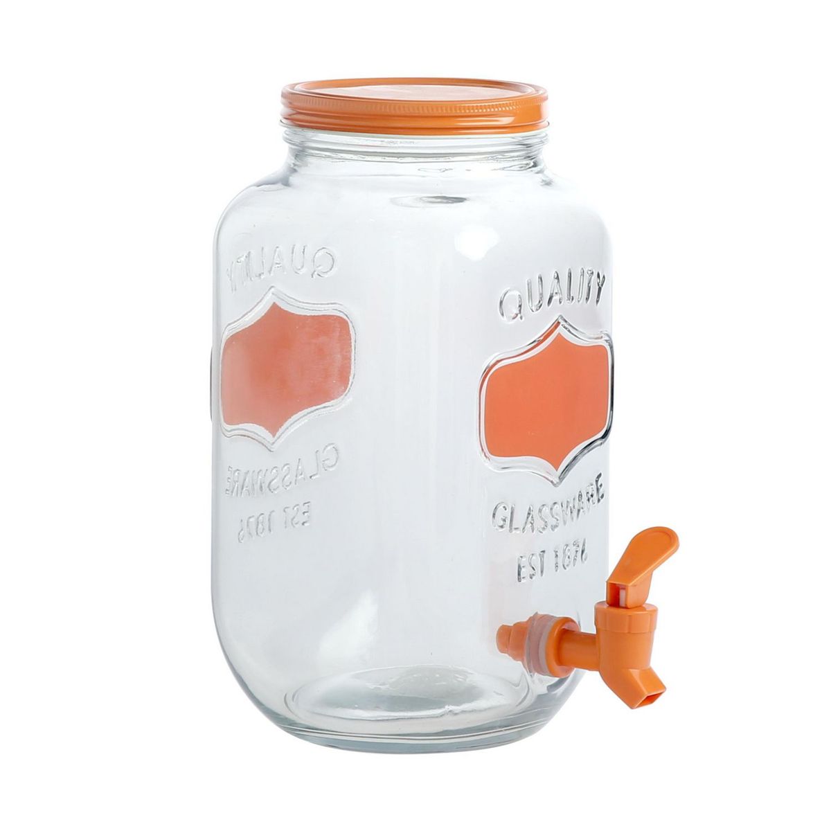 JUST HOME COLLECTION - Dispensador Naranja 3.3 Litros