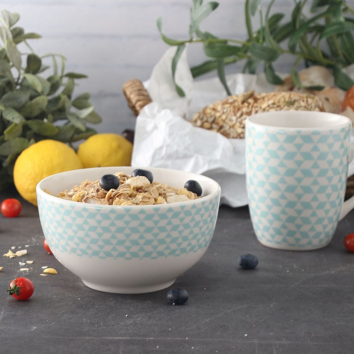 JUST HOME COLLECTION - Tazón Color Turquesa