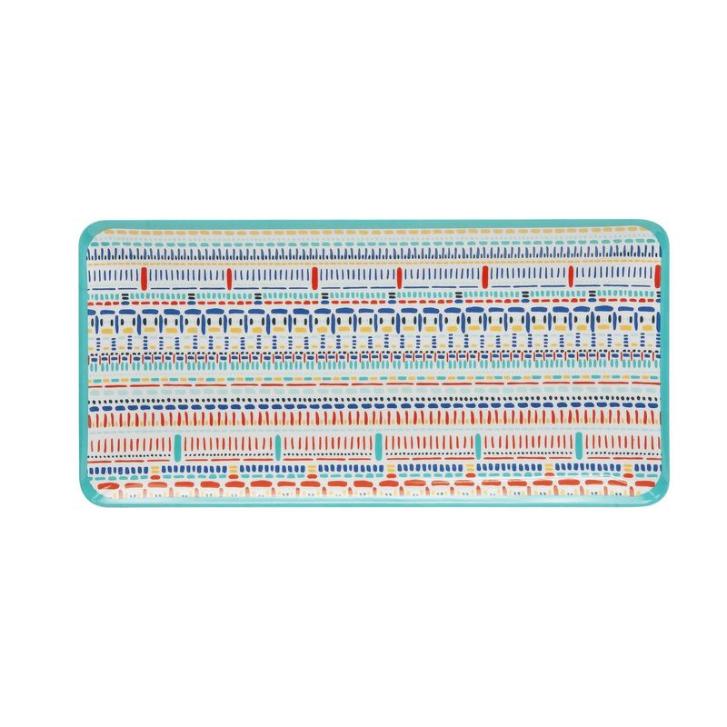 CASA BONITA - Bandeja Rectangular Melamina Multicolor 36.3x17.7cm