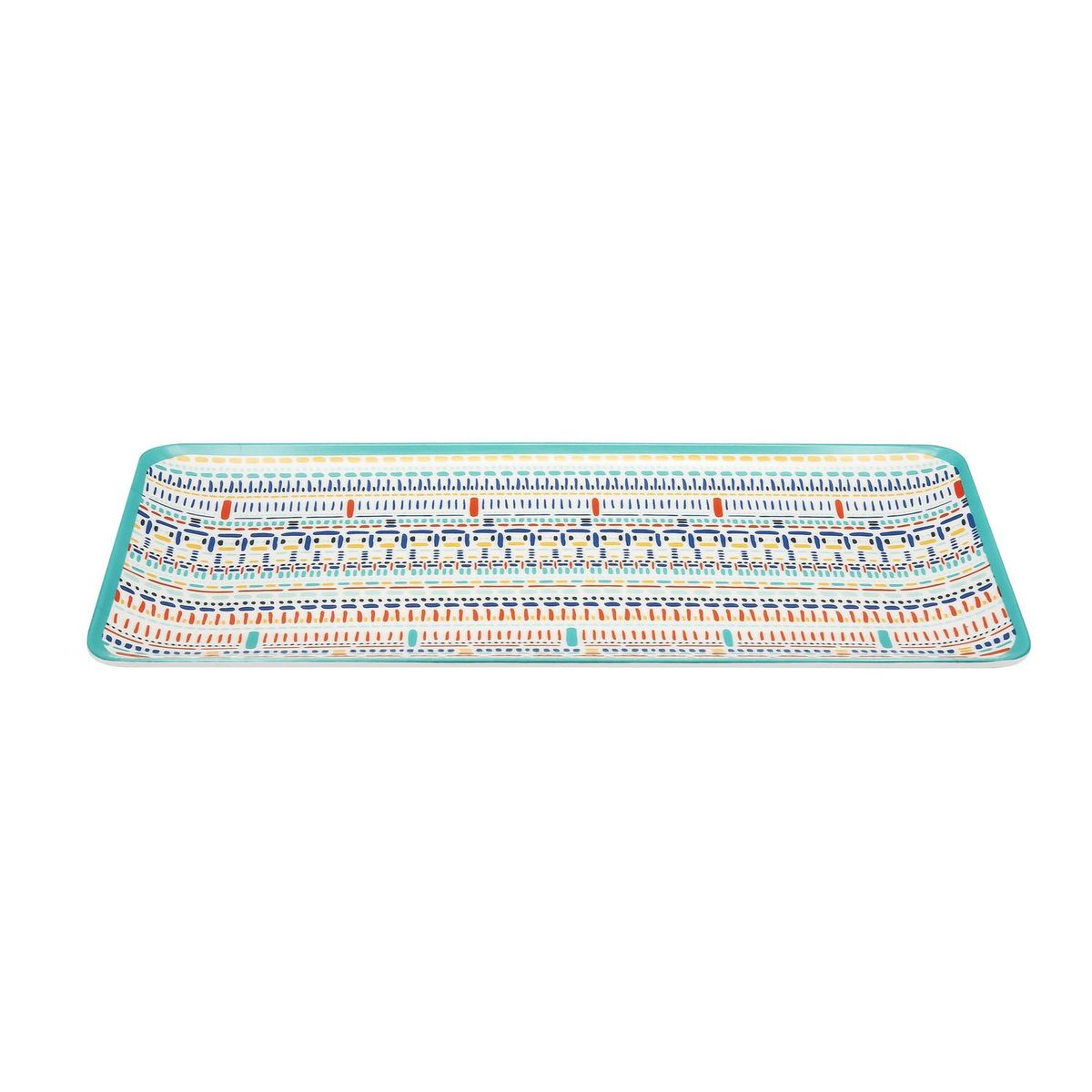 CASA BONITA - Bandeja Rectangular Melamina Multicolor 36.3x17.7cm