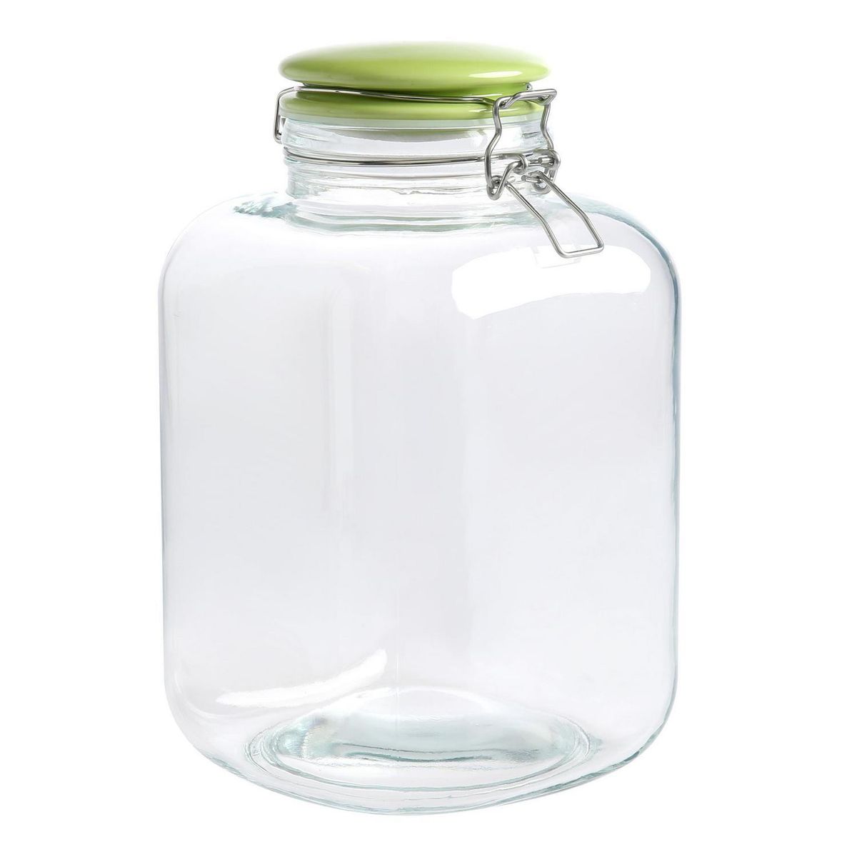 JUST HOME COLLECTION - Frasco De Vidrio 4.1L C/Tp Cer Verde