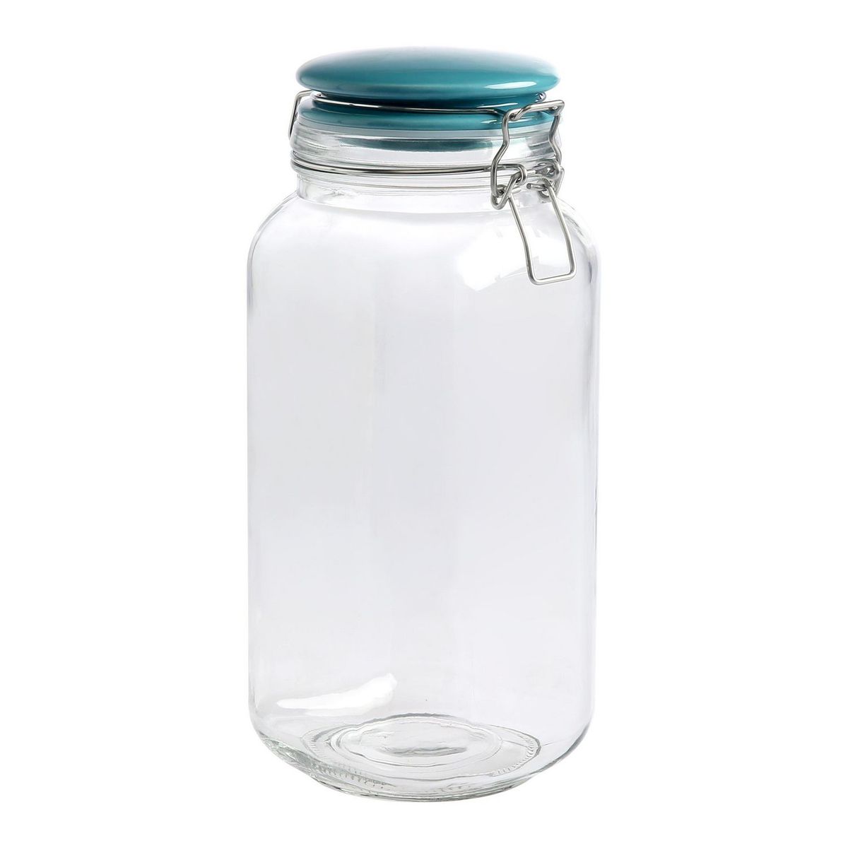 JUST HOME COLLECTION - Frasco De Vidrio 2.1L C/Tp Cer Azul